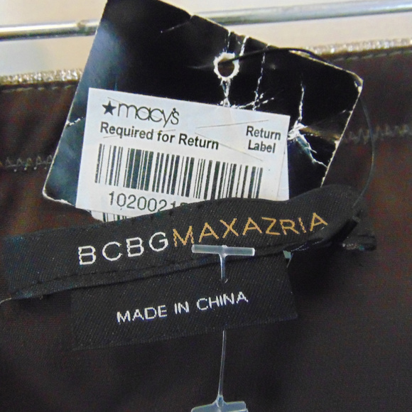 BCBGMAXAZRIA Taffeta Ruched Dress Size M - NWT - Picture 3 of 3